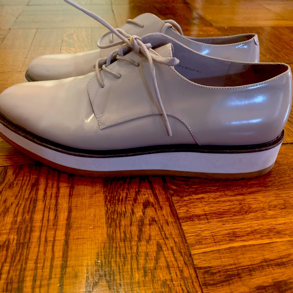 VINCE Platform Lace-Up Oxfords